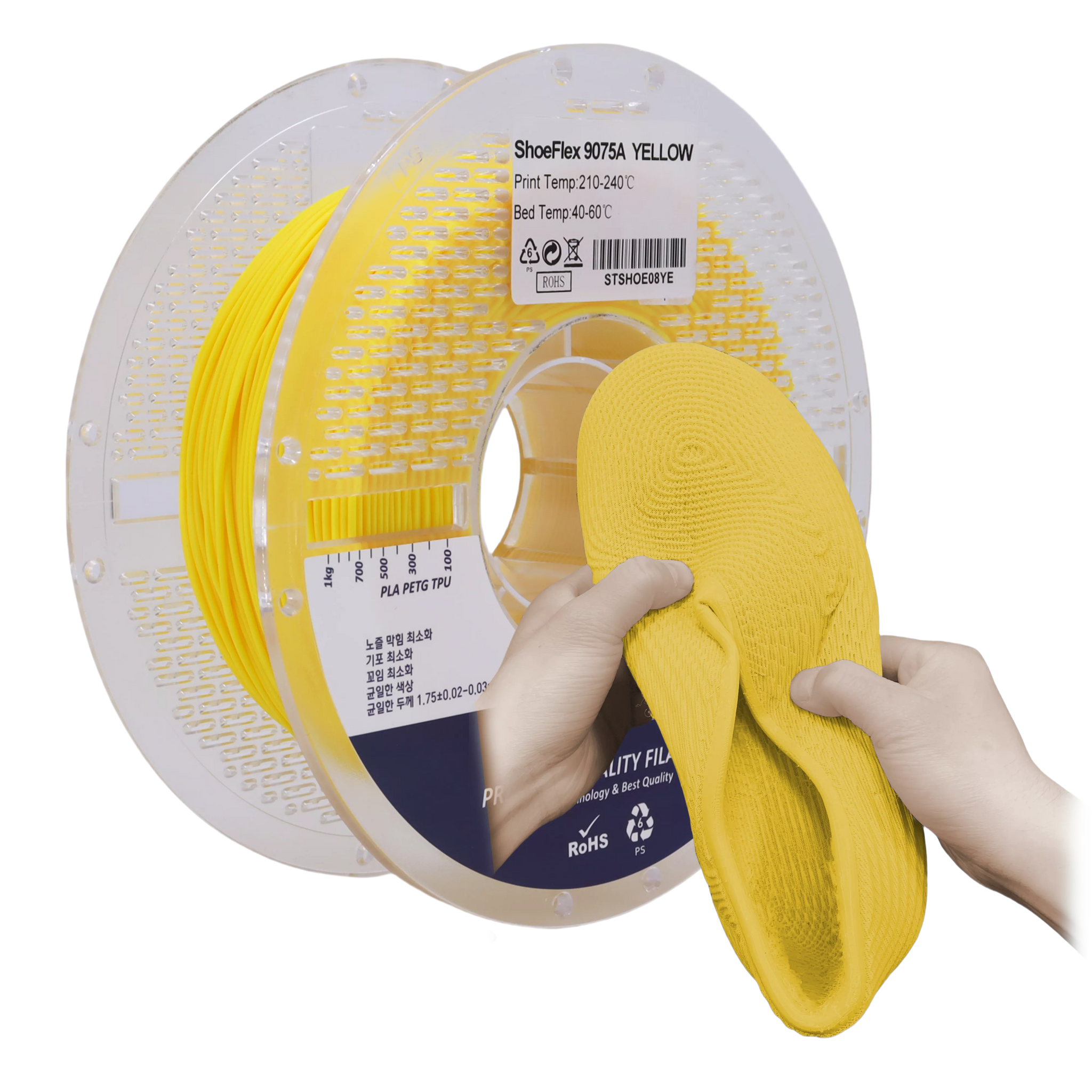 Sting3D ShoeFlex 90A to 75A - 0.75kg