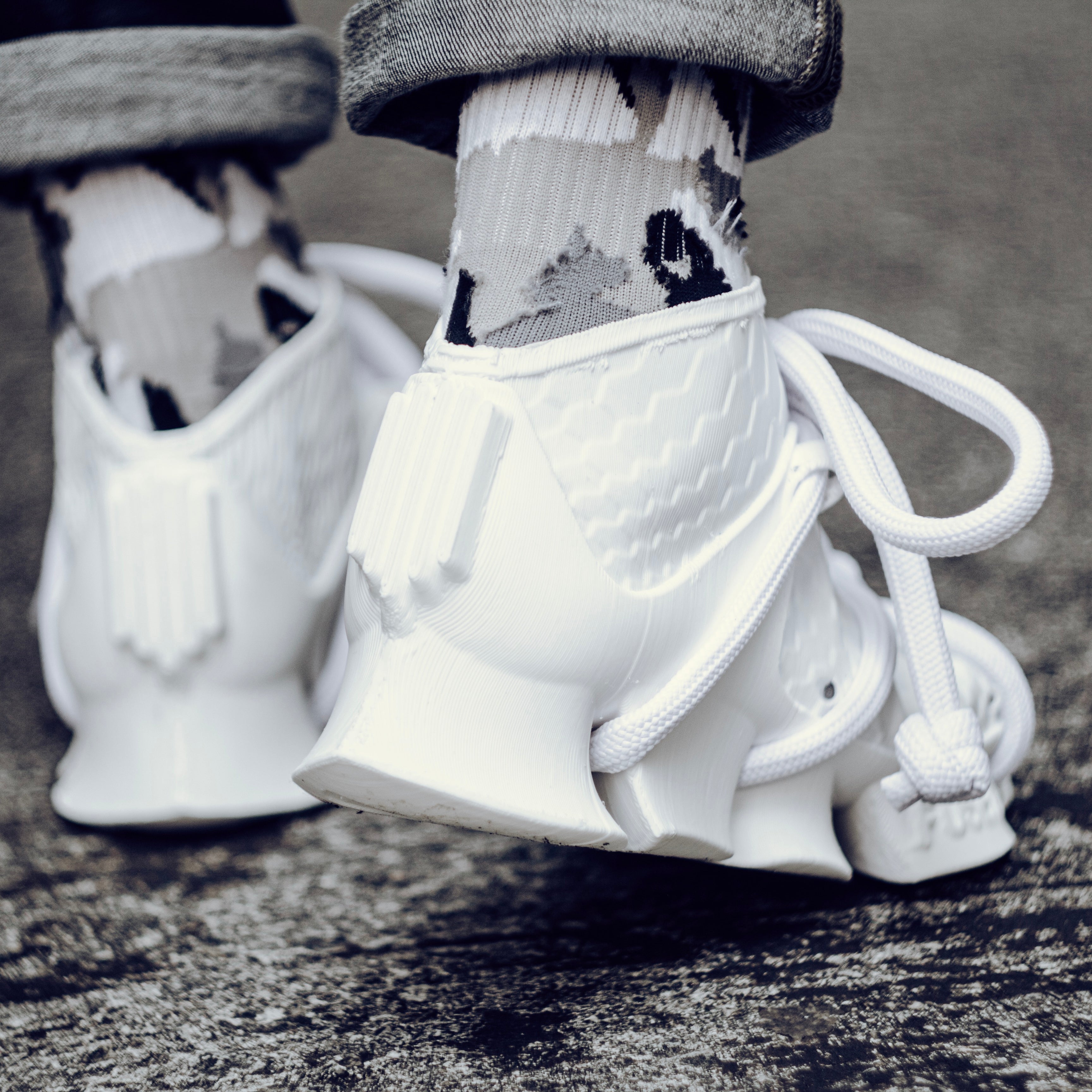 [3D printed Shoes] - lightweight custom 3dprinted shoes sneakers sandals fused footwear