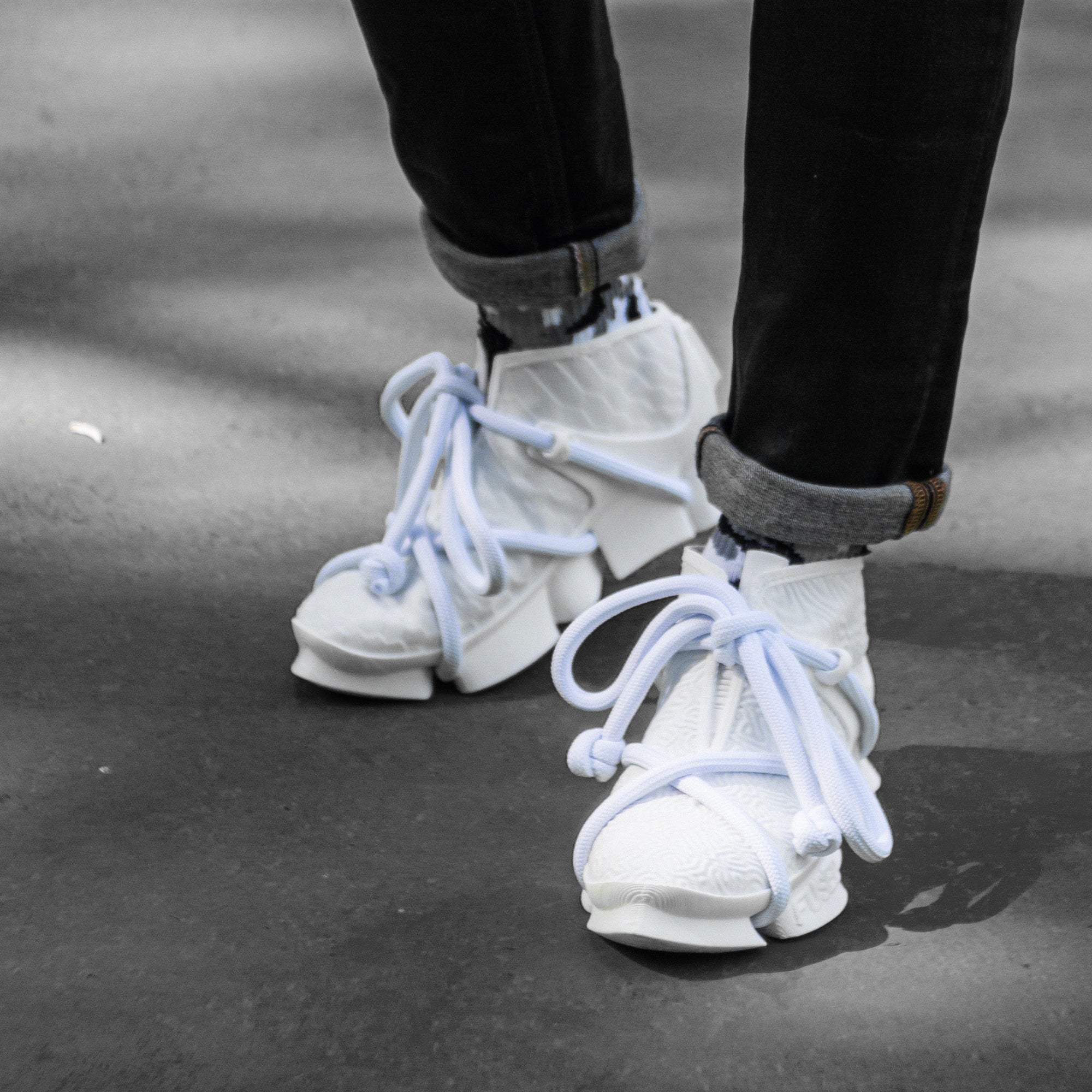 [3D printed Shoes] - lightweight custom 3dprinted shoes sneakers sandals fused footwear