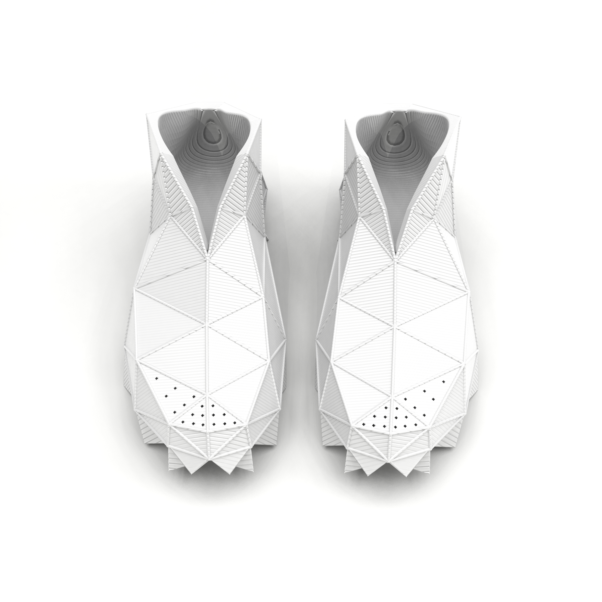 [3D printed Shoes] - lightweight custom 3dprinted shoes sneakers sandals fused footwear