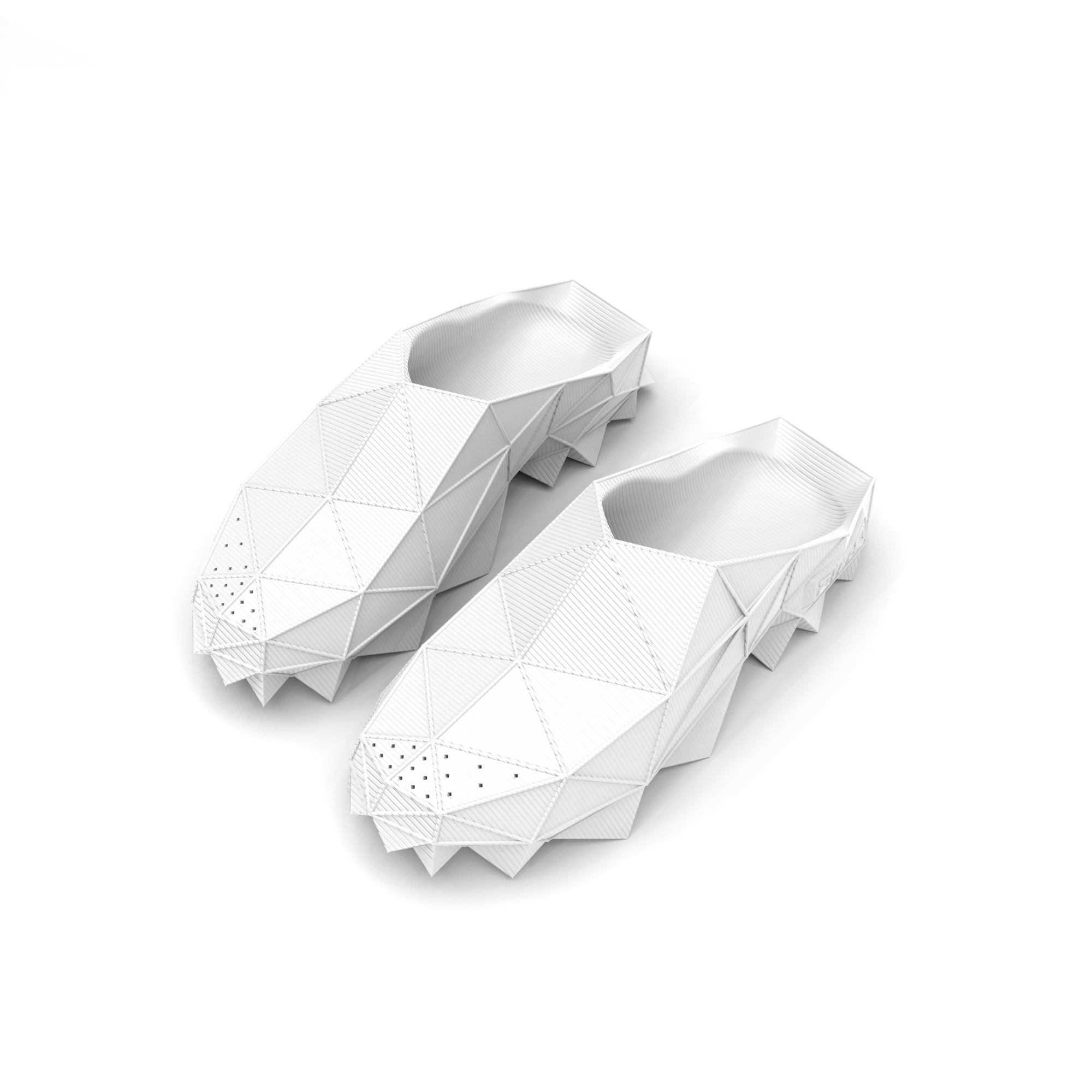 [3D printed Shoes] - lightweight custom 3dprinted shoes sneakers sandals fused footwear